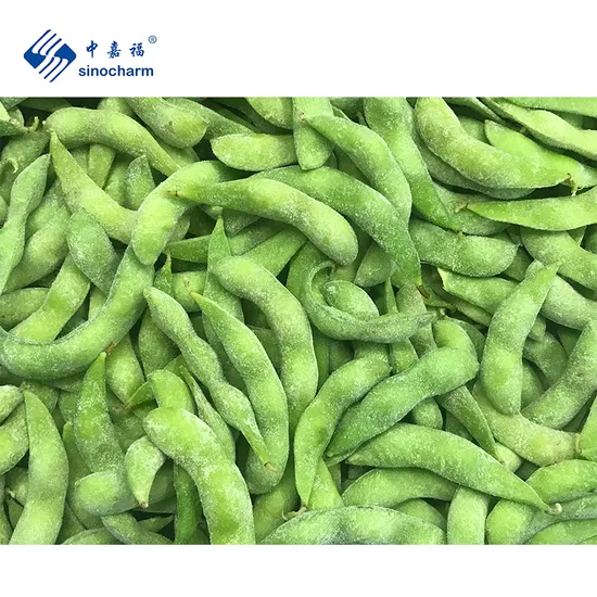 Sinocharm Brc a Approved IQF Unsalted Edamame in Pods Frozen Organic Edamame