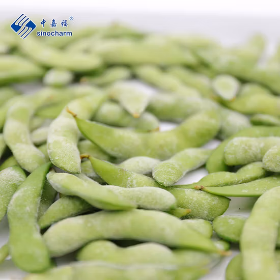 Sinocharm Brc 승인된 IQF 무염 에다마메 포드 냉동 유기농 에다마메